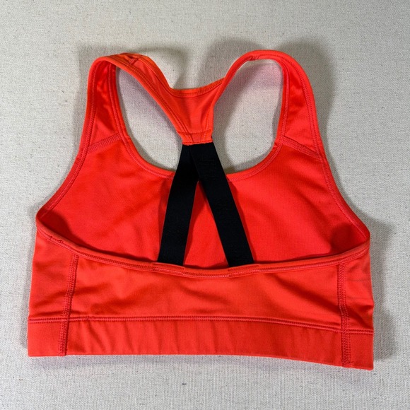 Nike Dri-FIT Just Do It Sports Bra Red Black Racerback Womens Small S - Picture 2 of 12